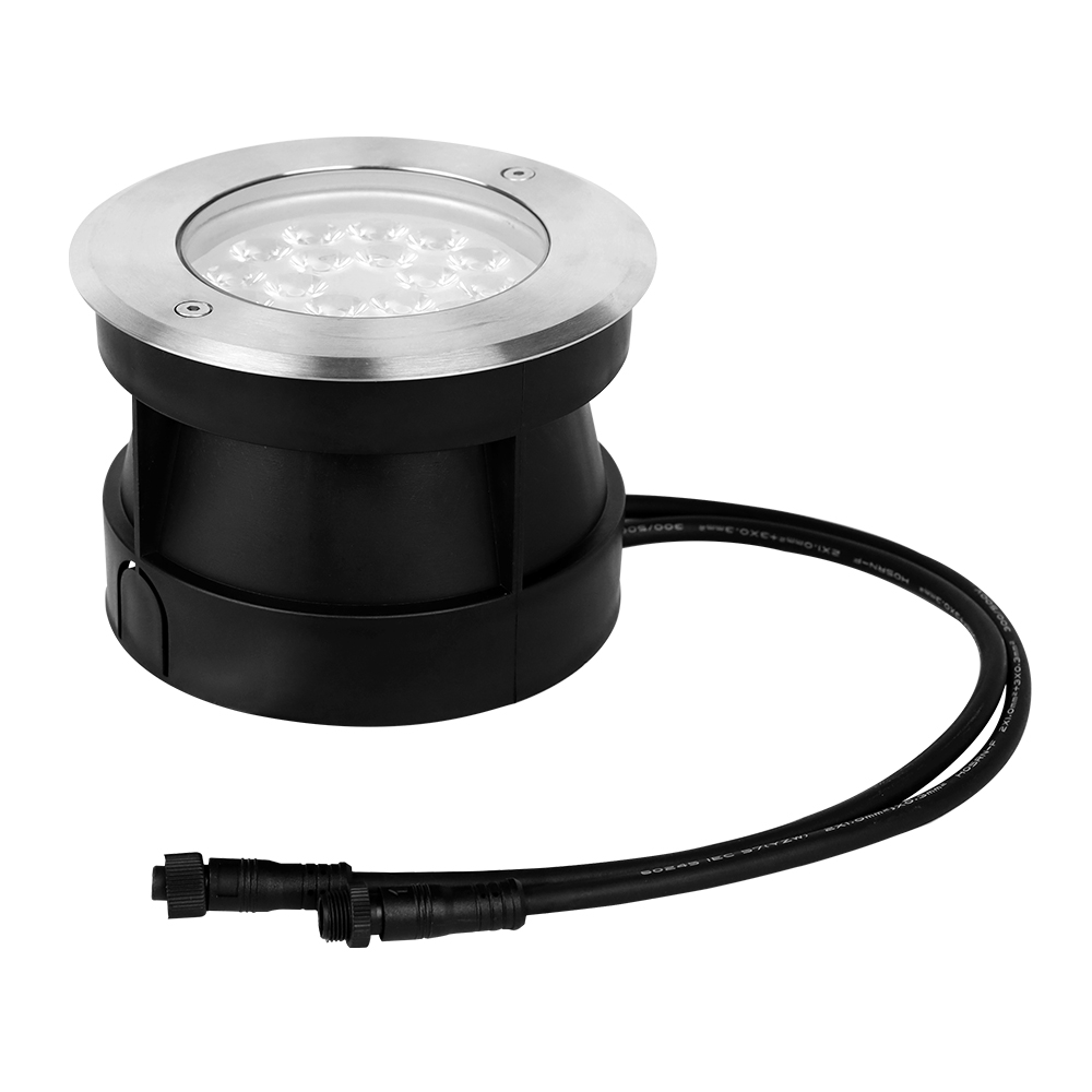 DMX512 IP68 Waterproof RGBW LED Underground Light DC24V 9W UG4-09A-XL